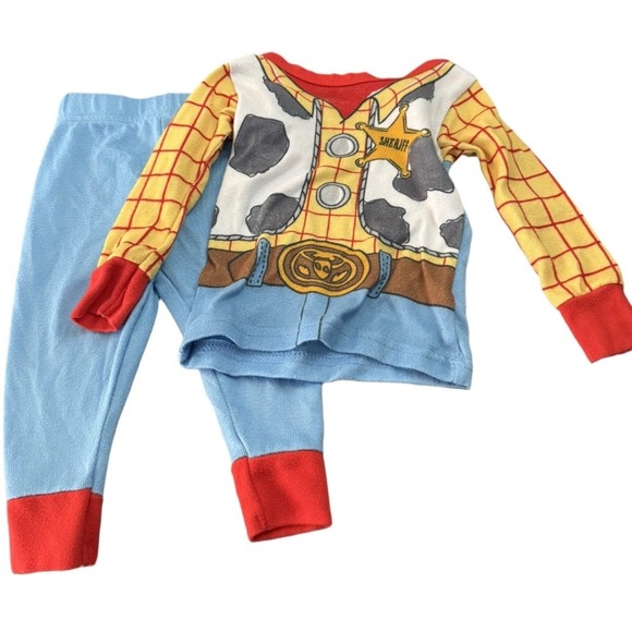Toy Story Character Cosplay Woody Sleep Set Size 12 Months Boys Toddler - Picture 2 of 5